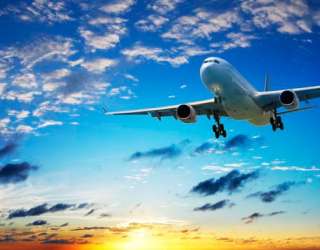 Фотошпалери Літак в хмарах 7607