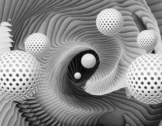 Фотошпалери Перспективні кулі 22953