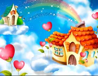 Фотошпалери Казкові будиночки 2285