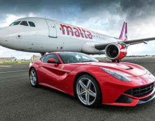 Фотошпалери Літак і автомобіль 10589