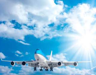 Фотошпалери Літак в хмарах 7058