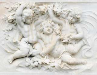 Фотообои Ангелочки барельеф 25753