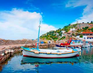 Фотошпалери Човни на Грецьких островах 5067