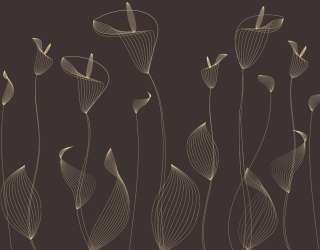 Фотошпалери квіти лінії 24324_2