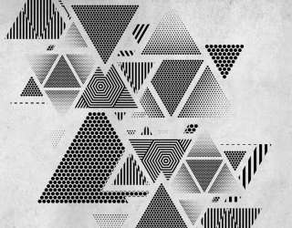 Фотообои Треугольники 19926