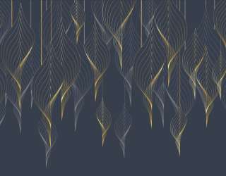 Фотошпалери золоті спіральки 30951_1