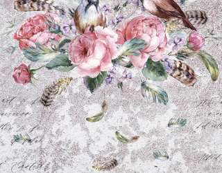 Фотообои Яркие цветы на фоне бетона 20070