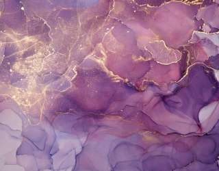 Фотошпалери Фіолетовий флюїд з золотом 24348